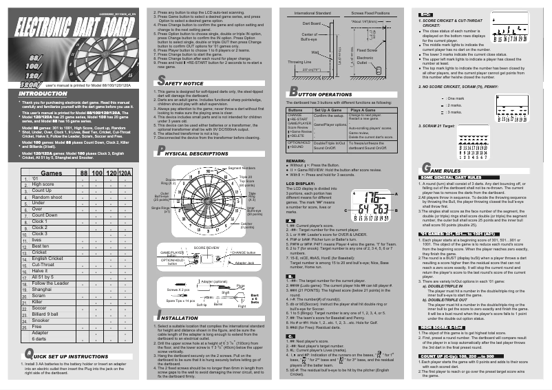 Image de la première page du manuel de l'appareil GC 100