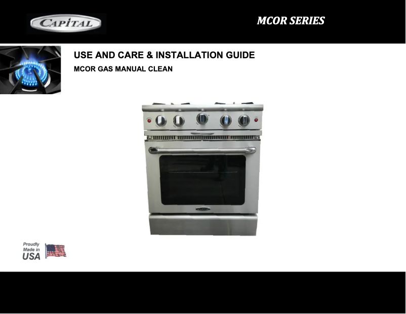 Page 1 de la notice Manuel utilisateur Capital MCOR366-L