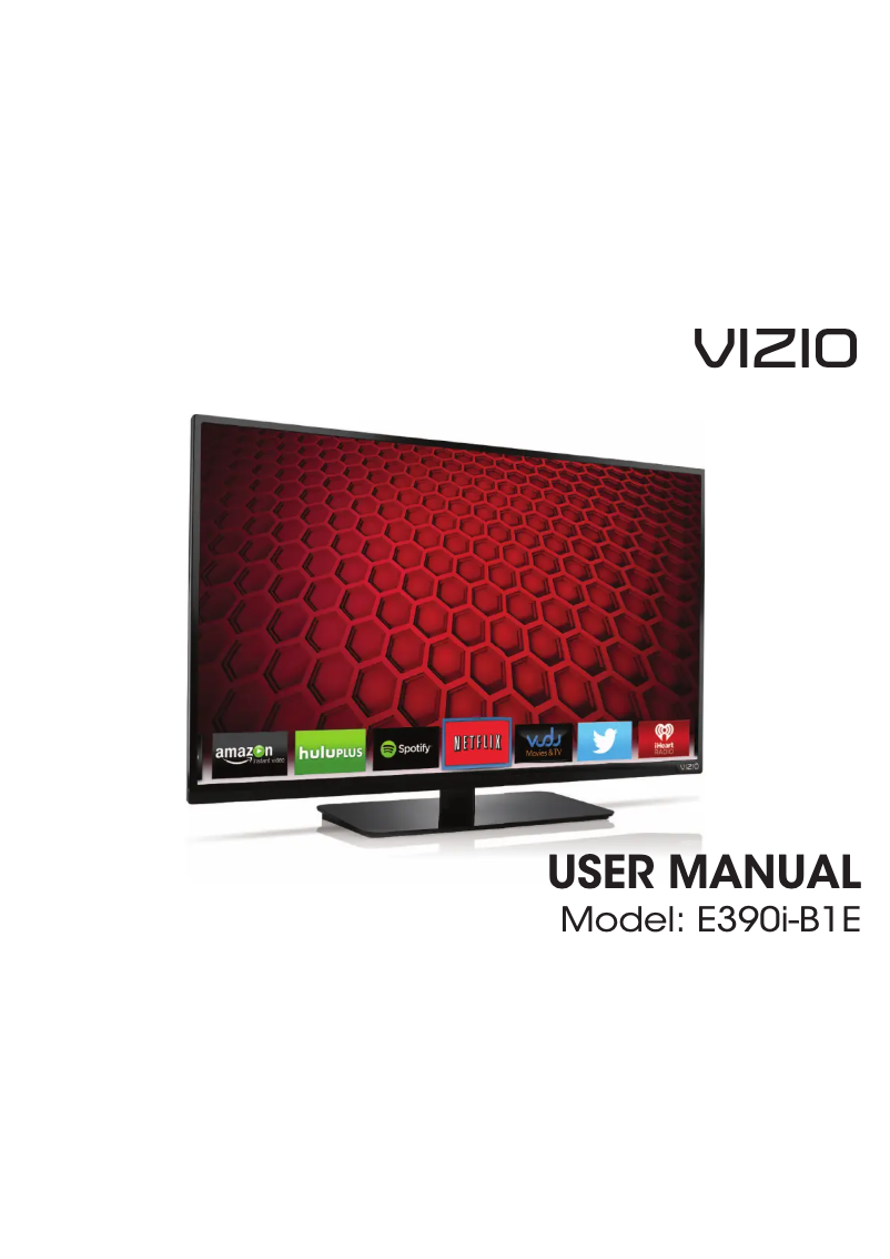 Image de la première page du manuel de l'appareil E390i-B1E