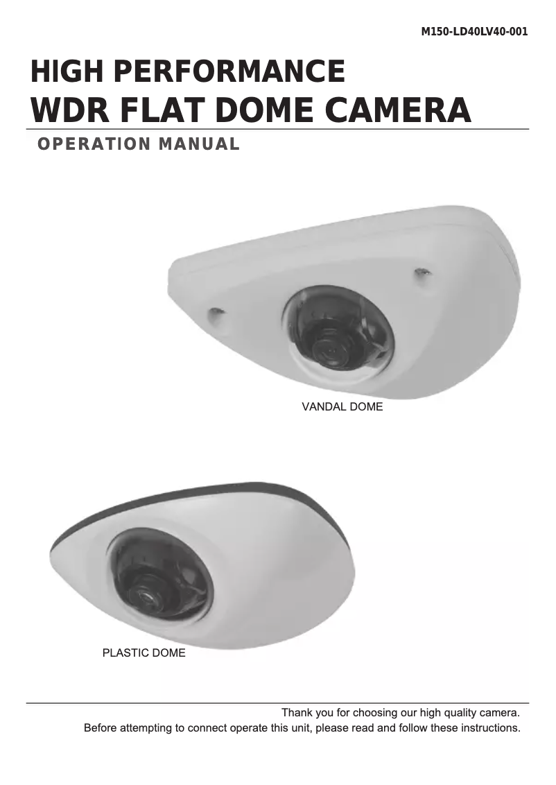 Page n°1 - Manuel utilisateur KT&C KPC-LD40NU