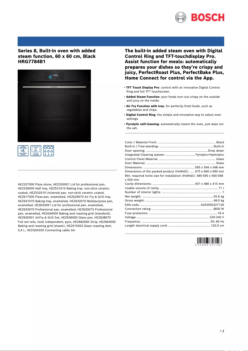 Imagen de la primera página del manual del dispositivo HRG7784B1