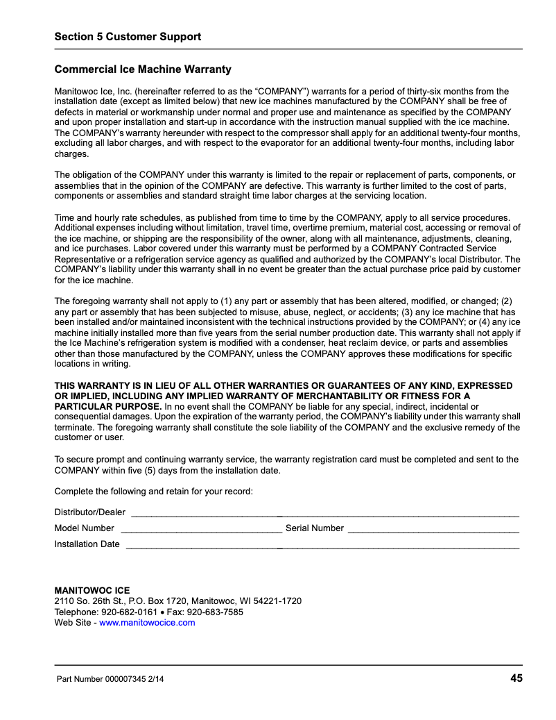 Image de la première page du manuel de l'appareil SFA-191