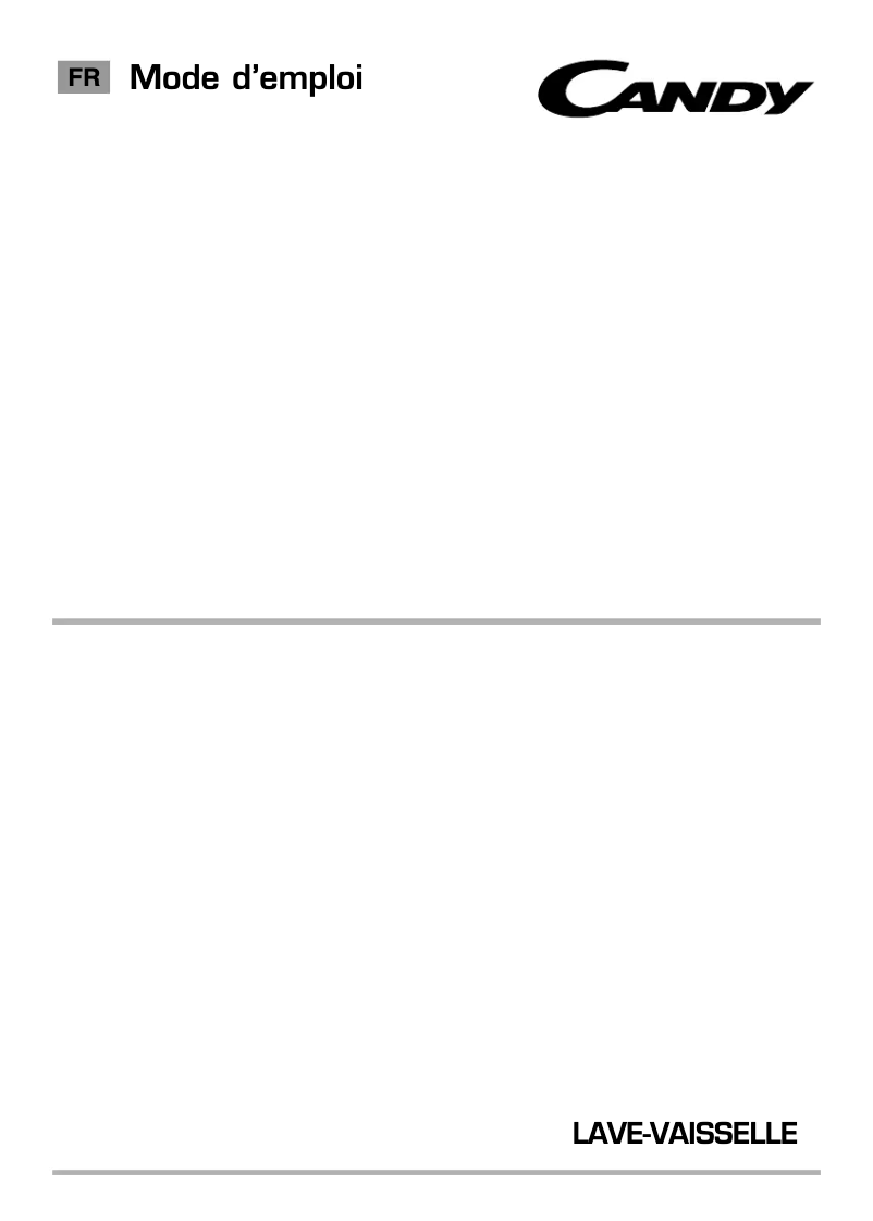 Page 1 de la notice Manuel utilisateur Candy CDIM 2T62PRF-47