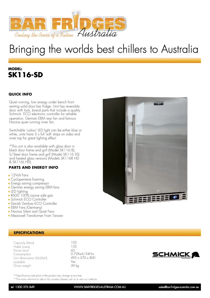 Image de la première page du manuel de l'appareil SK116SD