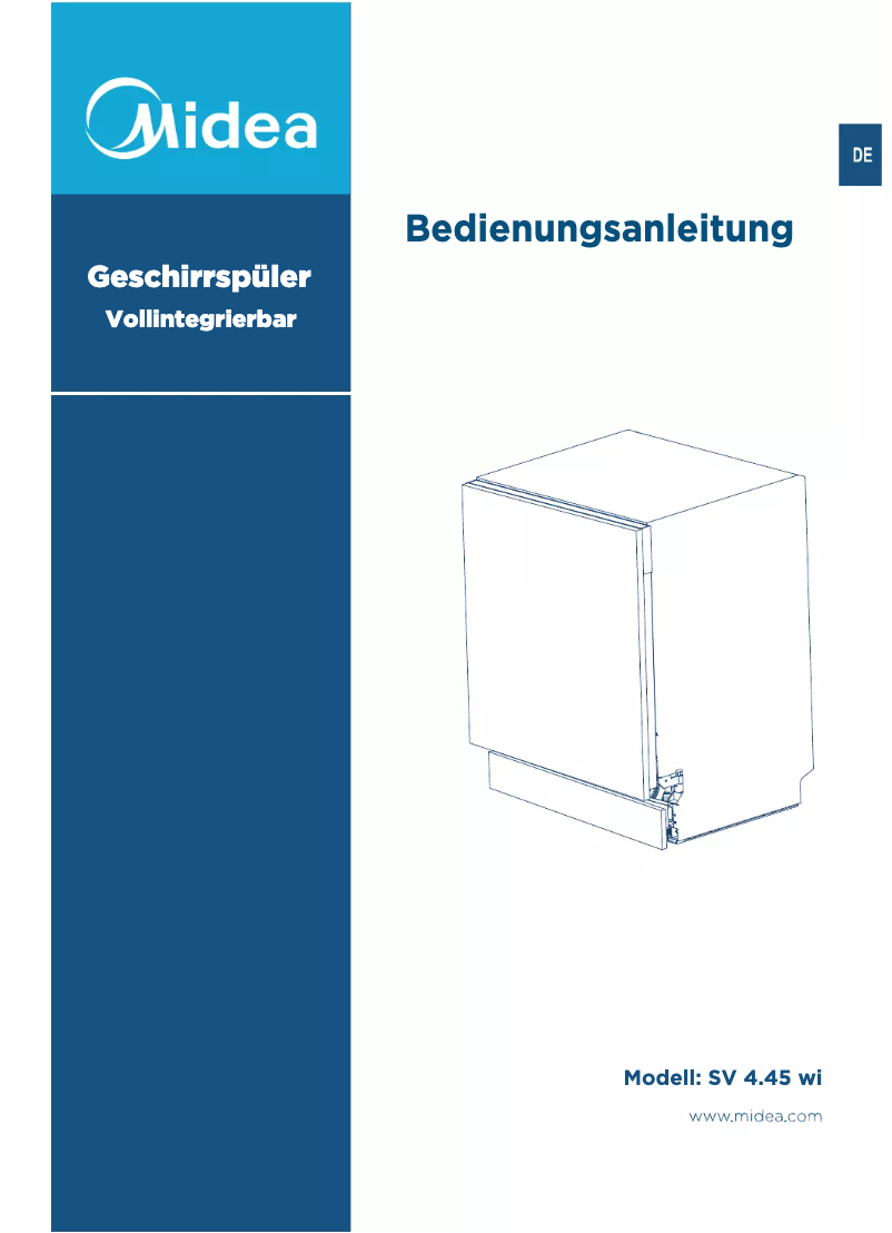 Page 1 de la notice Manuel utilisateur Midea SV 4.45 wi