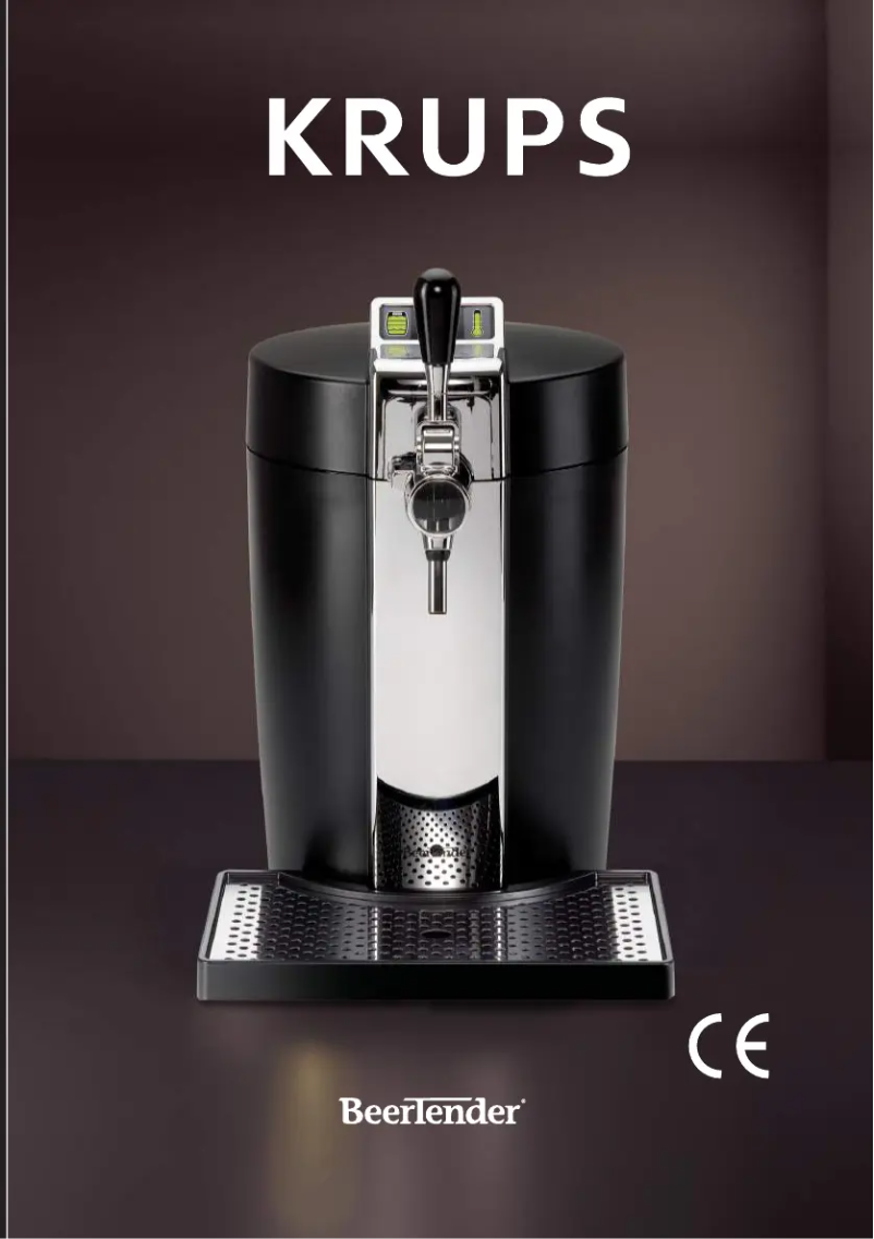 Image de la première page du manuel de l'appareil BeerTender VB700E