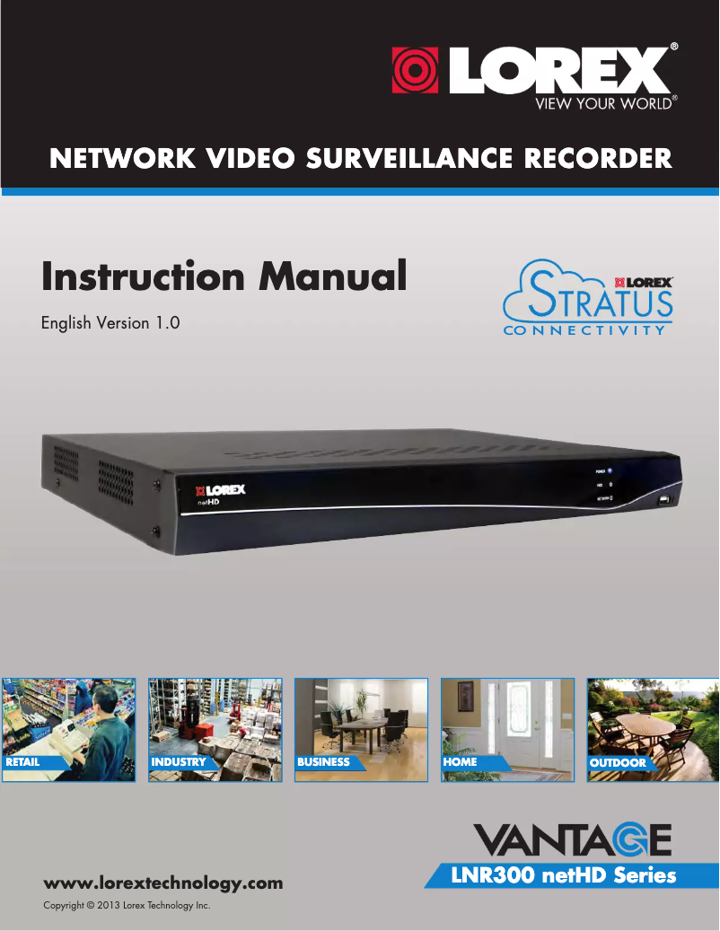 Página 1 del manual Manual de usuario Vantage LNR382C6B