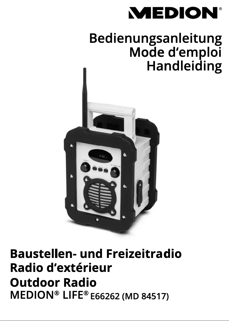 Image de la première page du manuel de l'appareil E66262