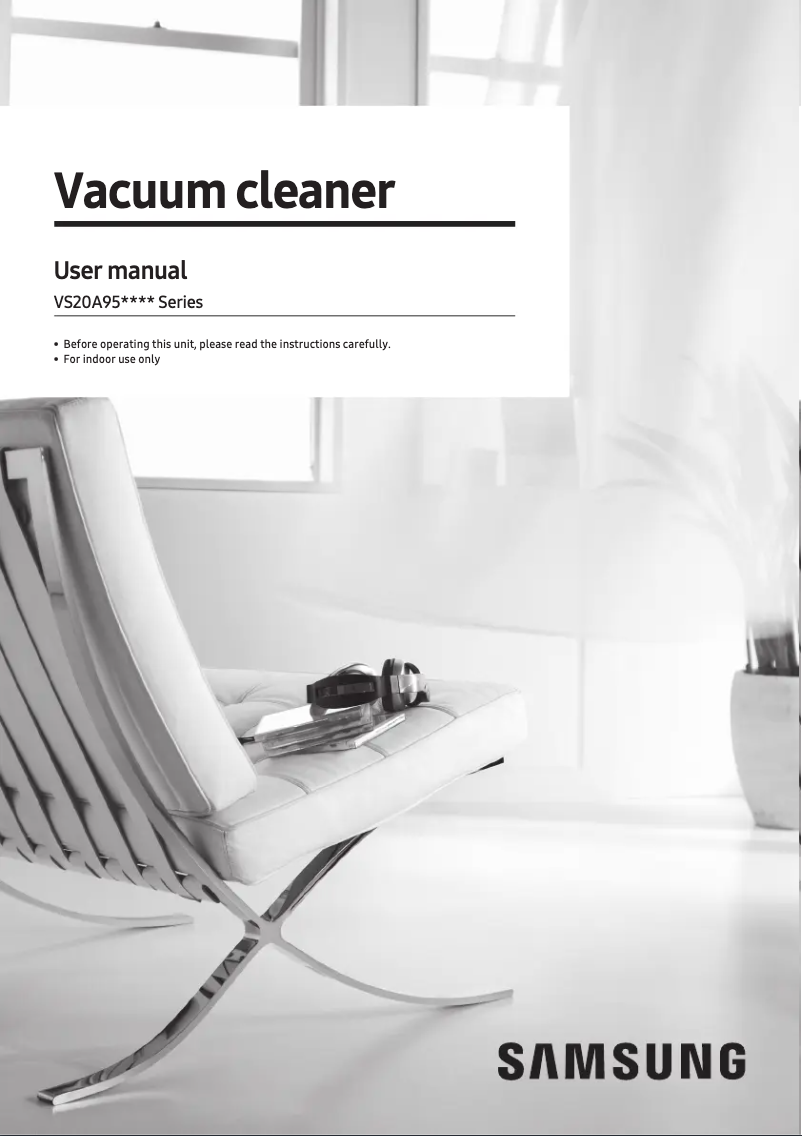 Página 1 del manual Manual de usuario Samsung VS20A95973B