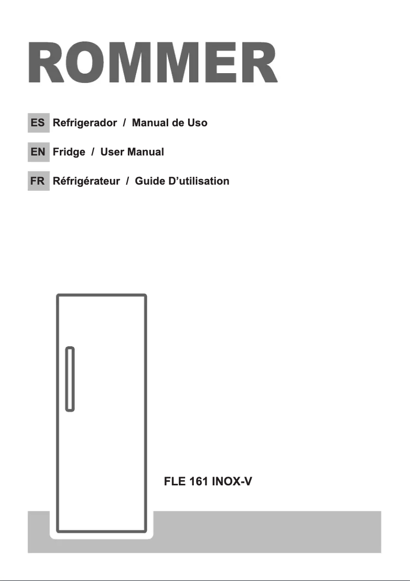 Image de la première page du manuel de l'appareil FLE 161 INOX-V