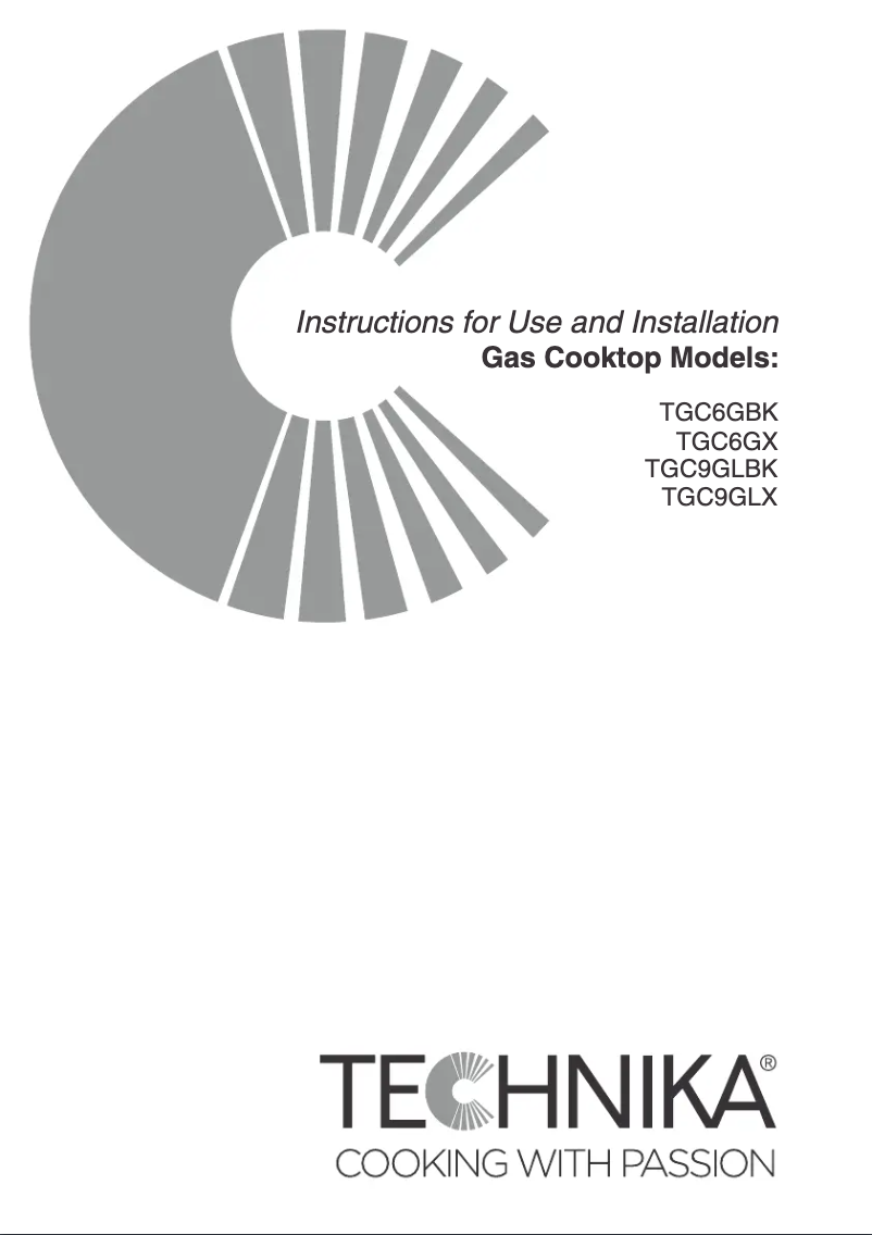 Page 1 de la notice Manuel utilisateur Technika TGC9GLBK