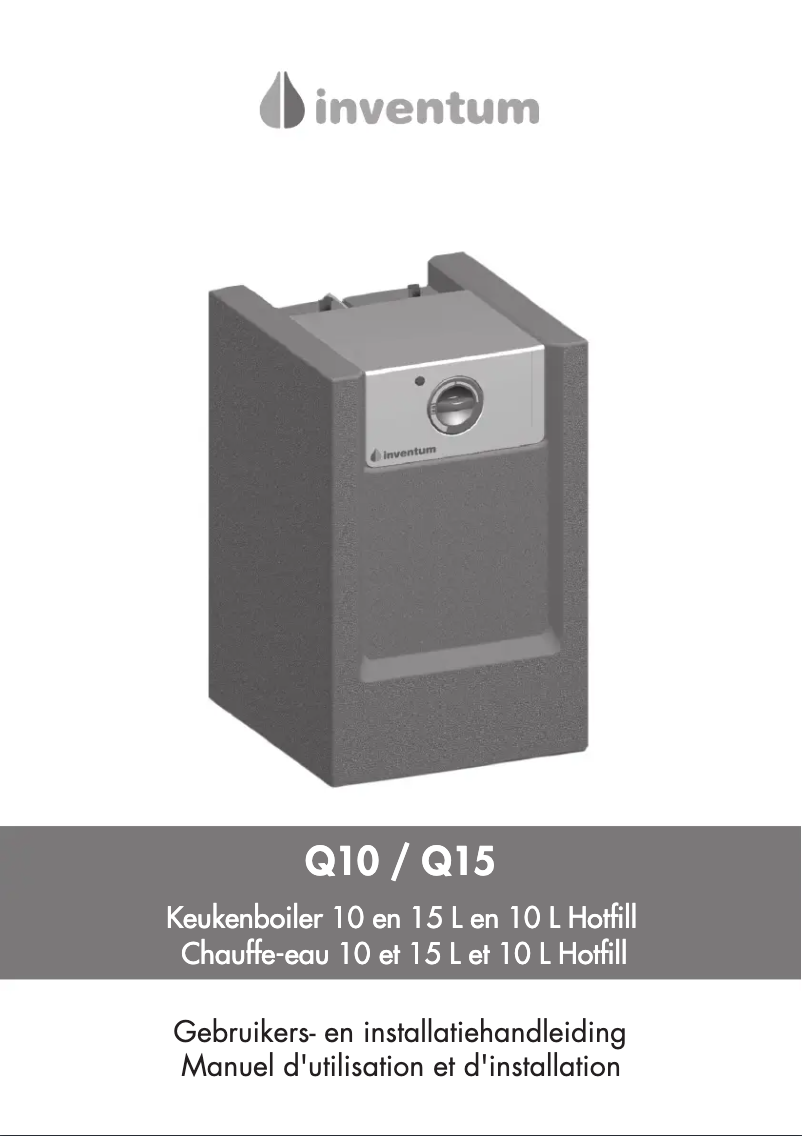 Page n°1 - Manuel utilisateur Inventum Q15