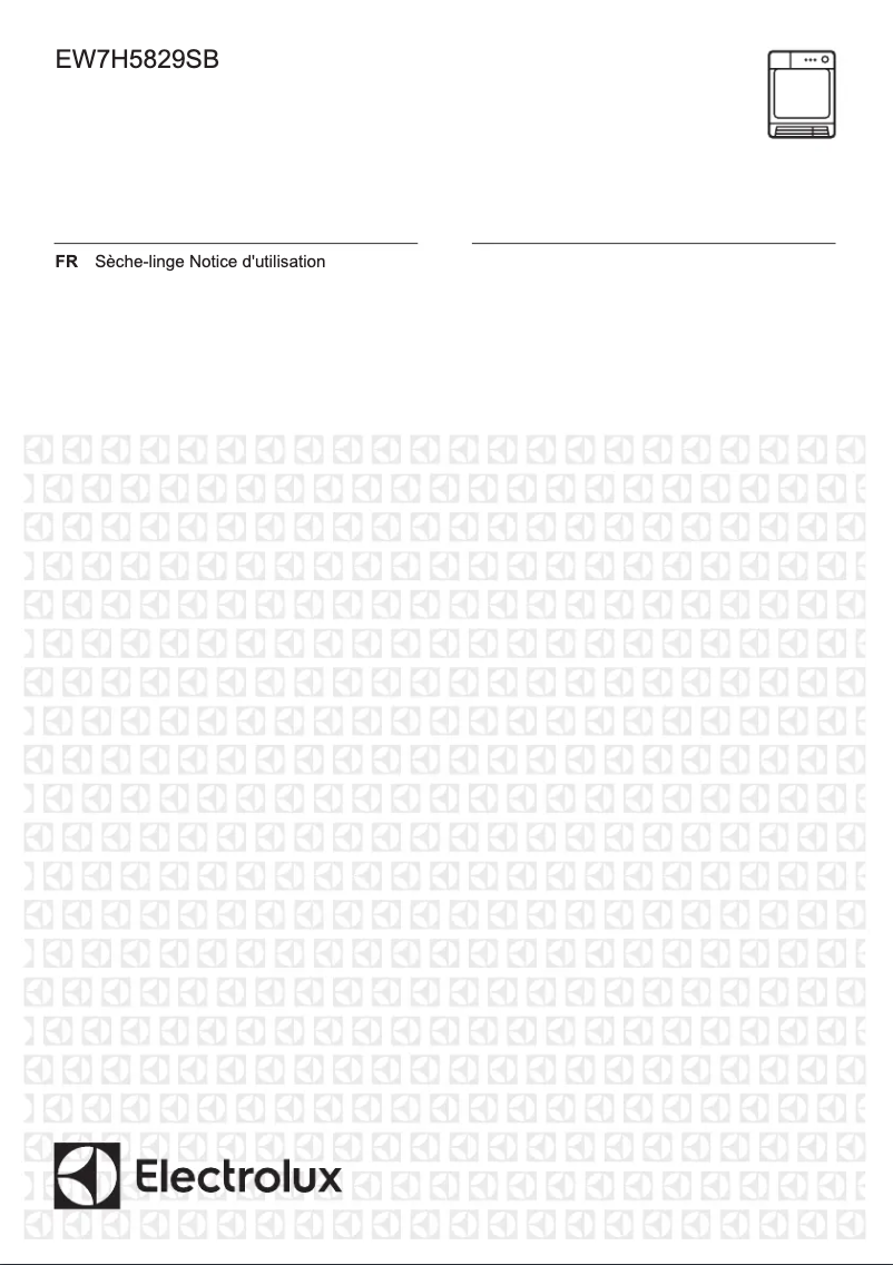 Page n°1 - Manuel utilisateur Electrolux EW7H5829SB