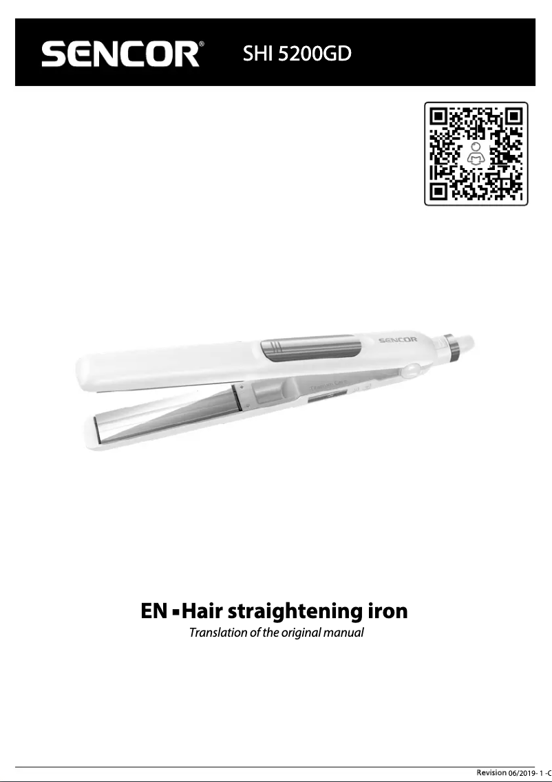 Image de la première page du manuel de l'appareil SHI 5200GD