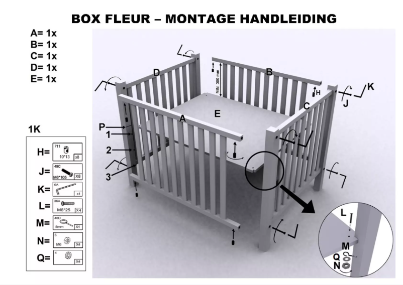 Page 1 de la notice Manuel utilisateur TWF Fleur