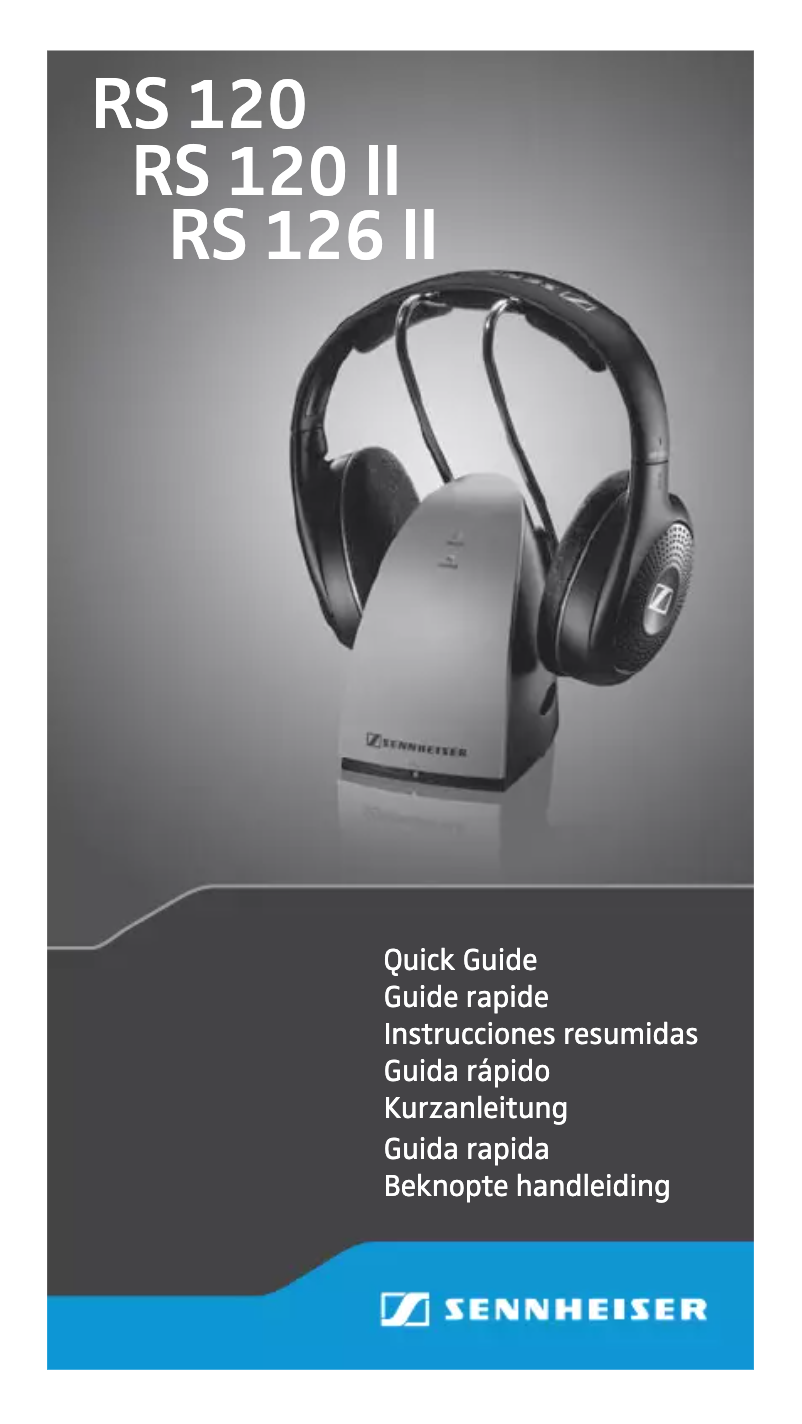 Image de la première page du manuel de l'appareil RS 127