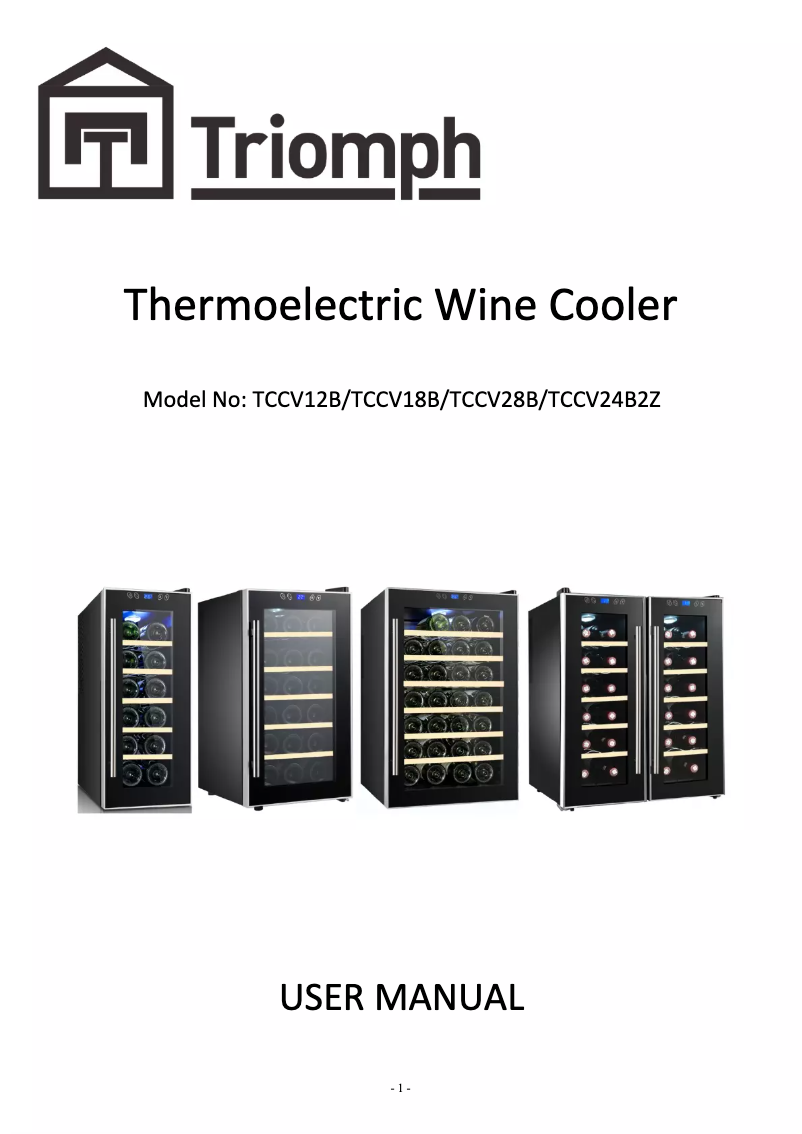 Page n°1 - Manuel utilisateur Triomph TCCV28B