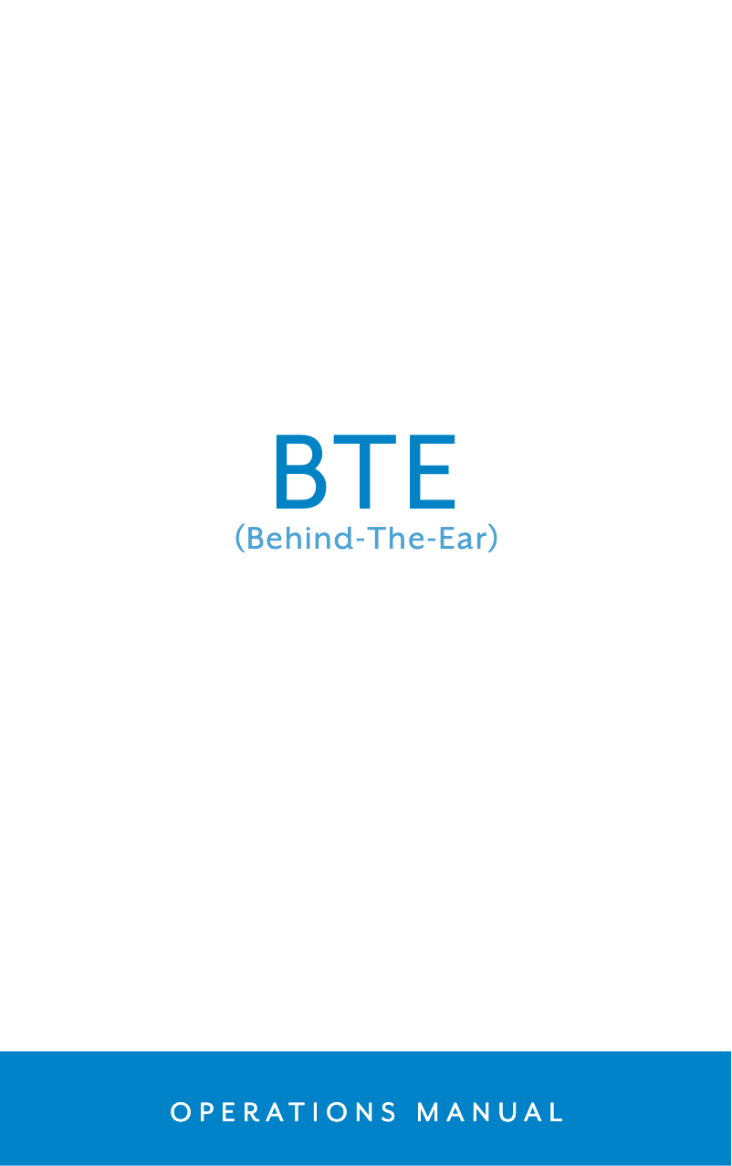 Page 1 de la notice Manuel utilisateur Audibel A4 BTE