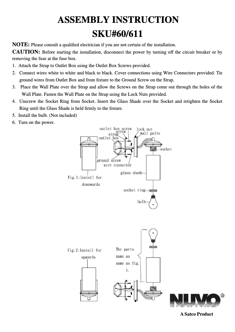 Página 1 del manual Manual de usuario NUVO Polaris 60/611