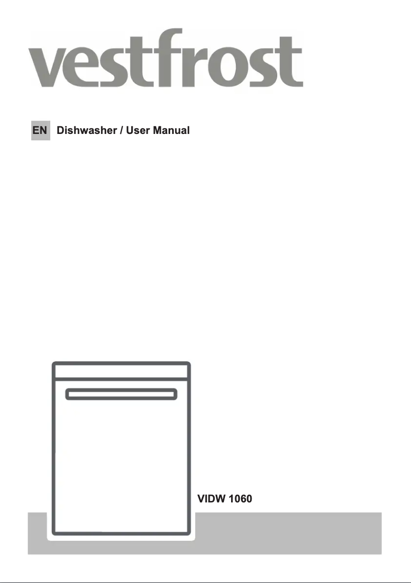 Page 1 de la notice Manuel utilisateur Vestfrost VIDW 1060