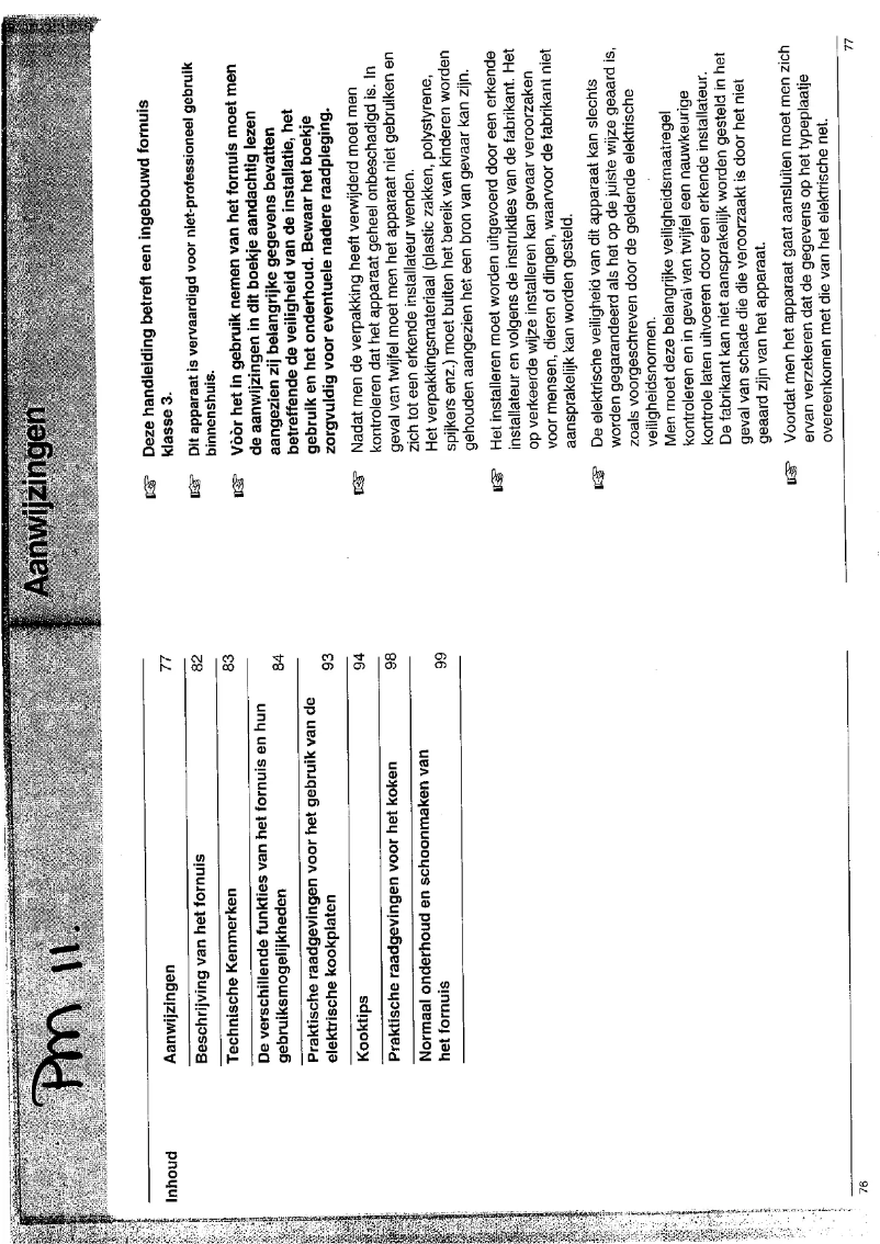 Page n°1 - Manuel utilisateur Ariston Thermo PM 11