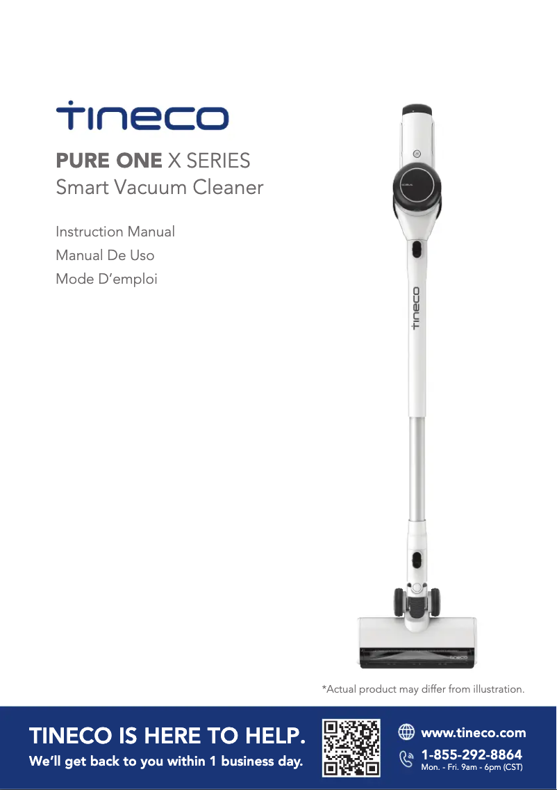 Page n°1 - Manuel utilisateur Tineco Pure One X Pet