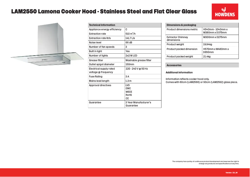 Image de la première page du manuel de l'appareil LAM2550