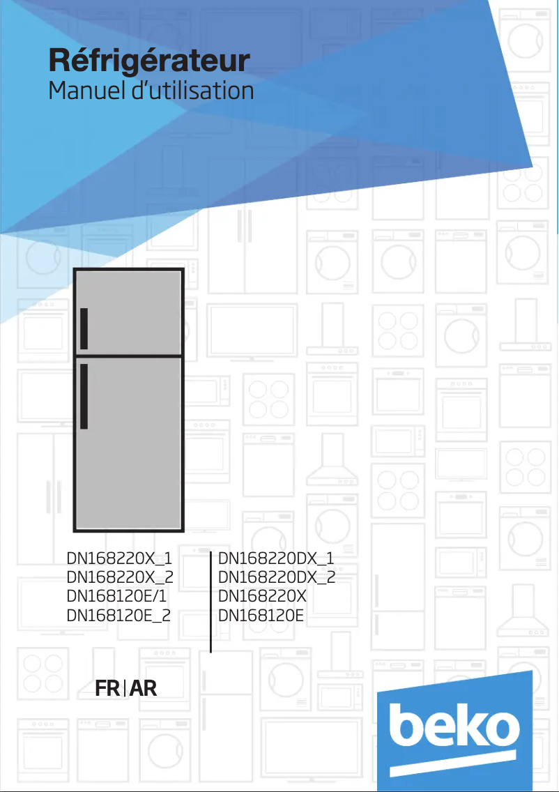 Image de la première page du manuel de l'appareil DN168220DX/1