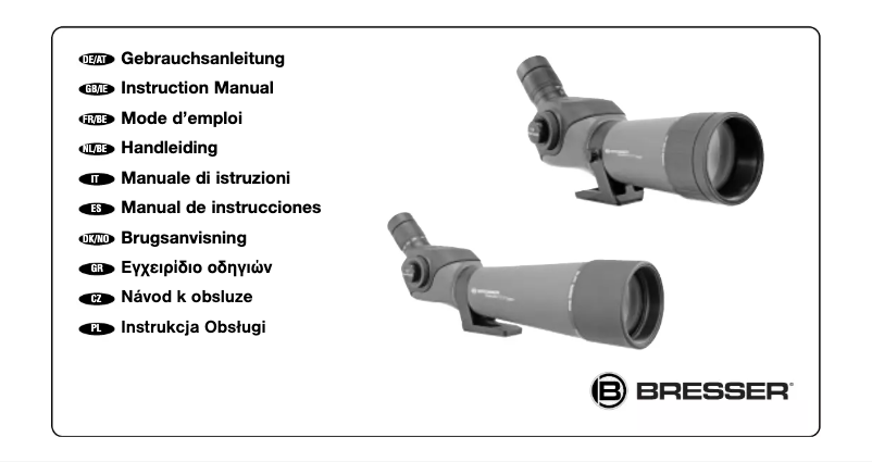 Página 1 del manual Manual de usuario Bresser Dachstein 16-50X66 ED