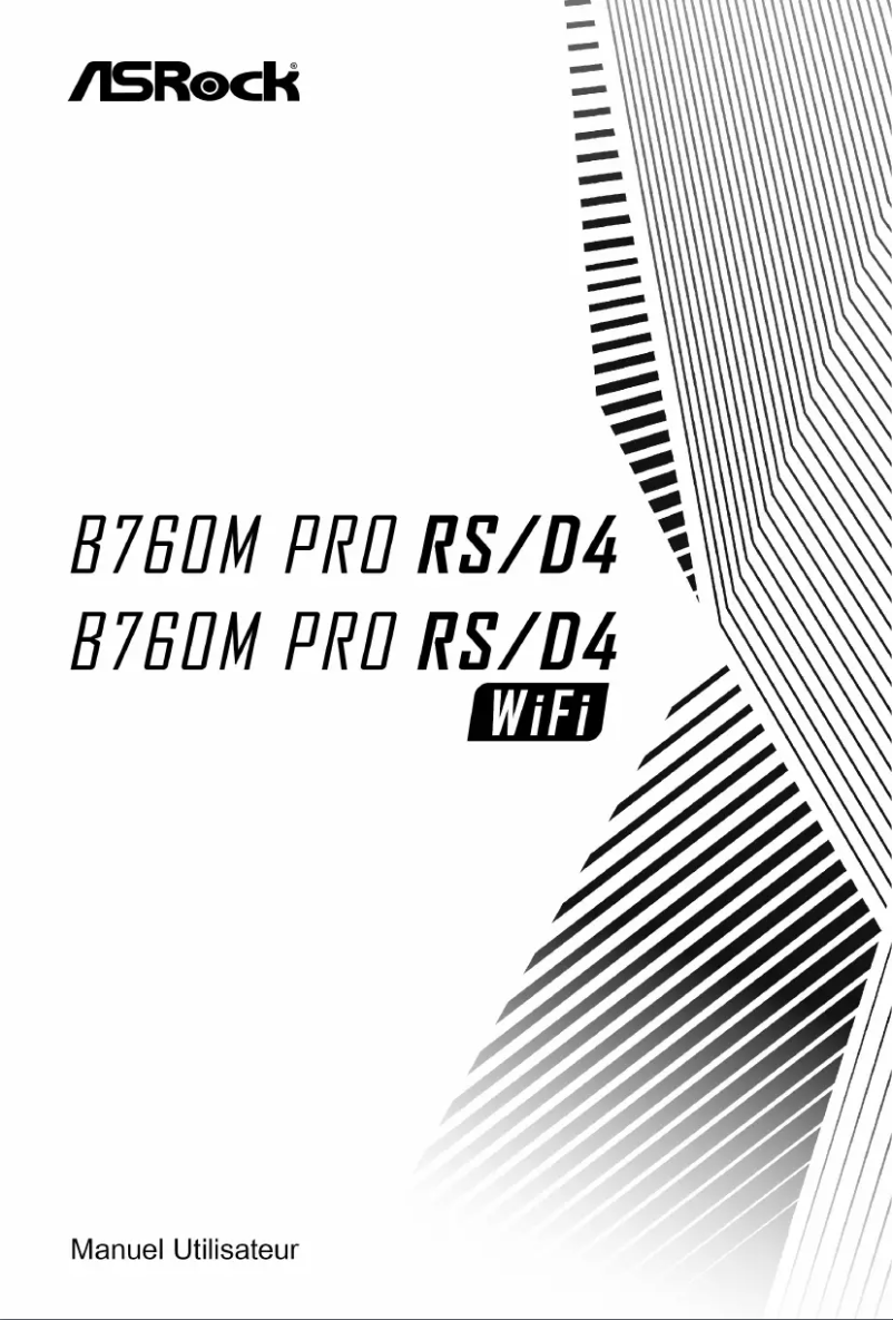 Imagen de la primera página del manual del dispositivo B760M Pro RS/D4 WiFi