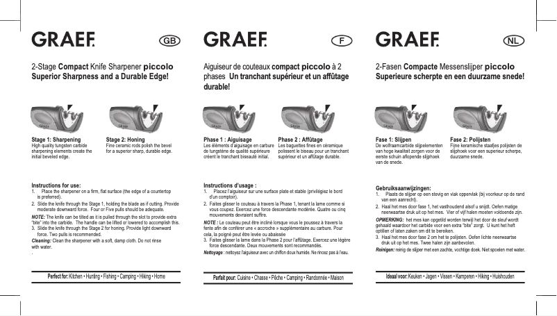 Image de la première page du manuel de l'appareil Piccolo