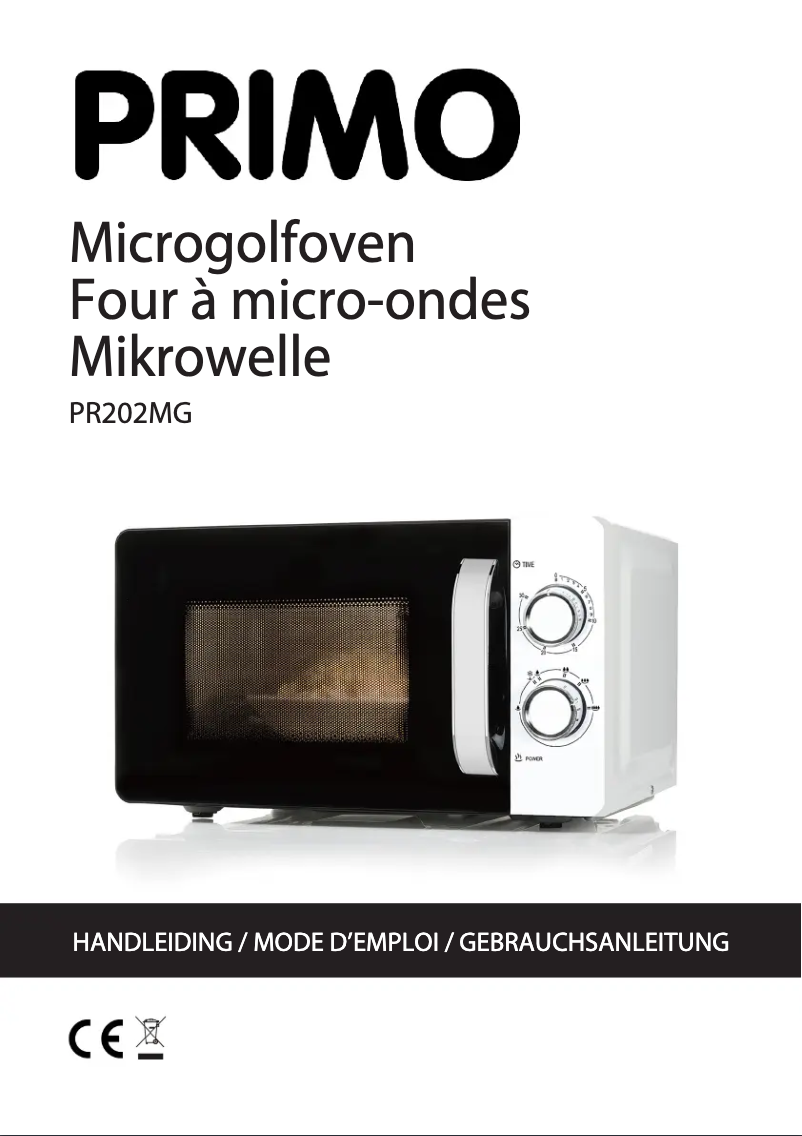 Image de la première page du manuel de l'appareil PR202MG