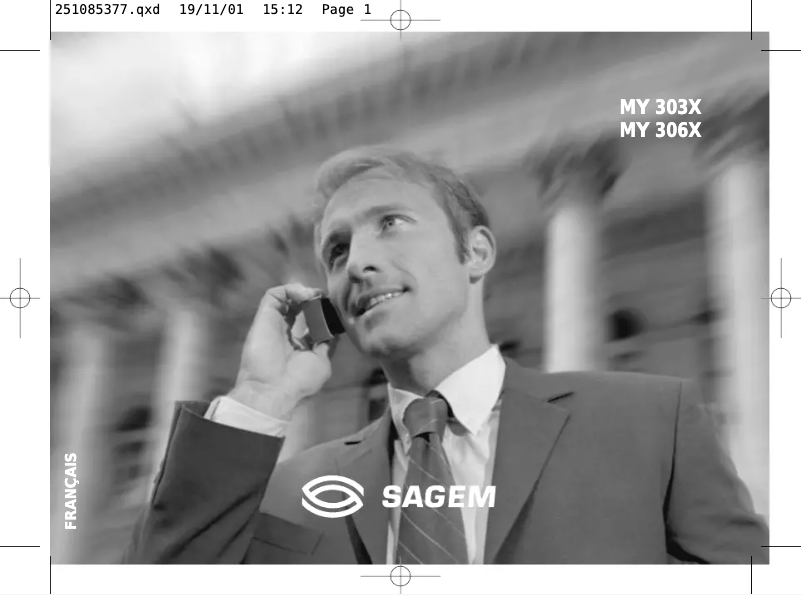 Page n°1 - Manuel utilisateur Sagem MY 303X