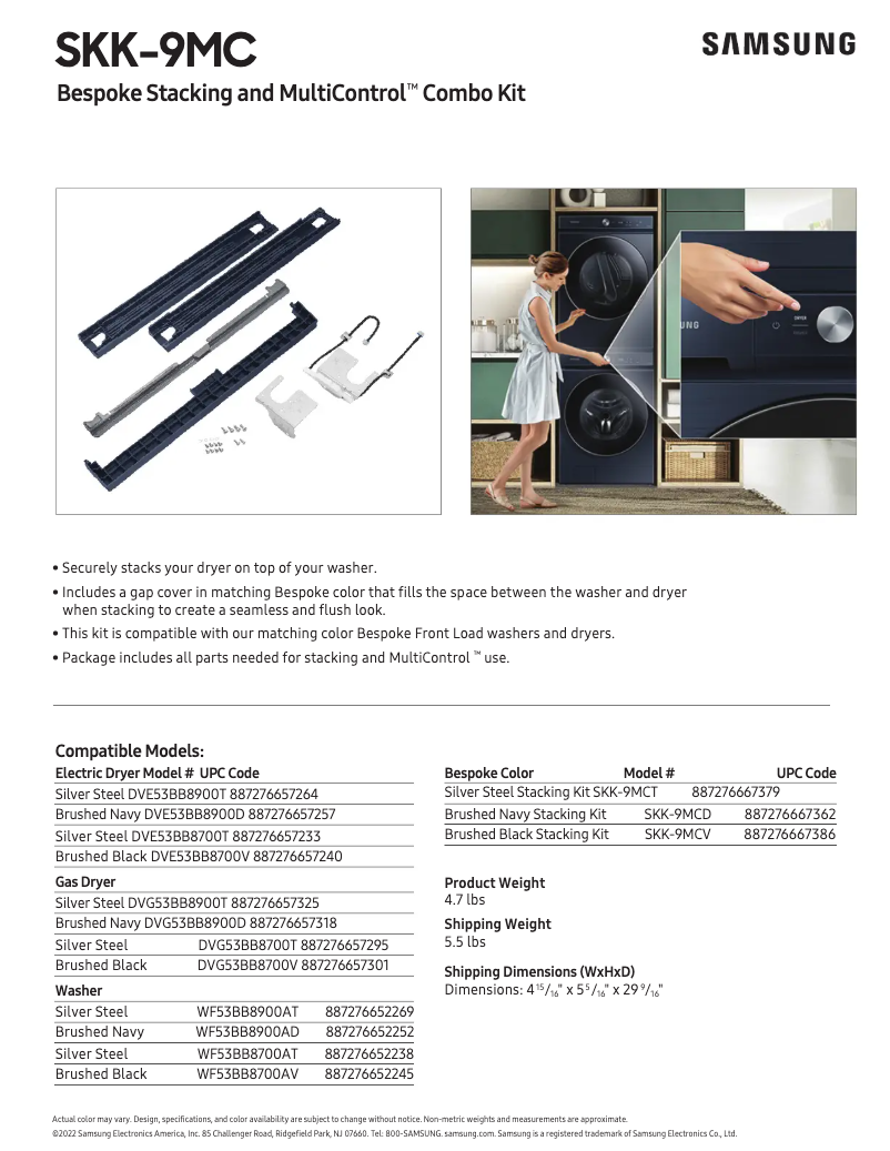 Image de la première page du manuel de l'appareil SKK-9MCV