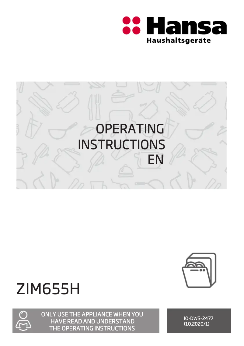 Page 1 de la notice Manuel utilisateur Hansa ZIM655H