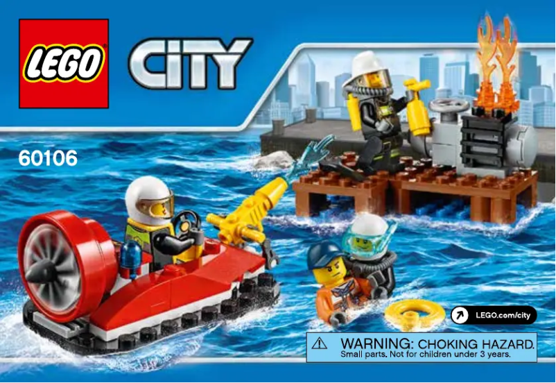 Page 1 de la notice Manuel utilisateur Lego City 60106