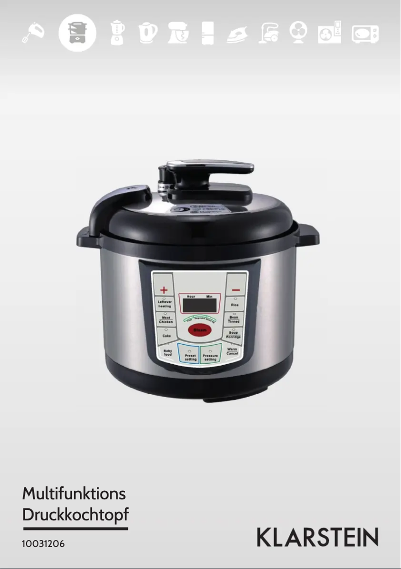 Page 1 de la notice Manuel utilisateur Klarstein Fast Flavour