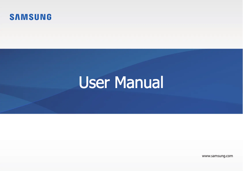 Imagen de la primera página del manual del dispositivo Galaxy Chromebook 2