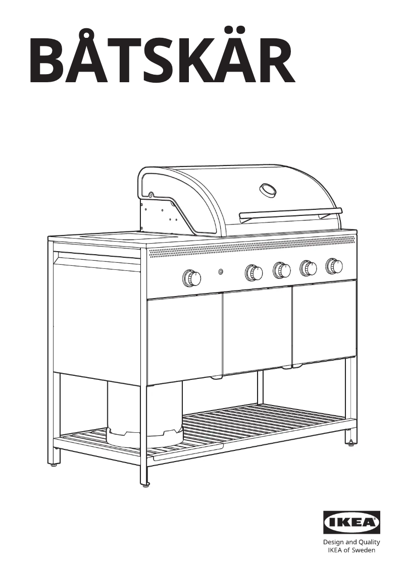 Image de la première page du manuel de l'appareil BÅTSKÄR 305.533.82