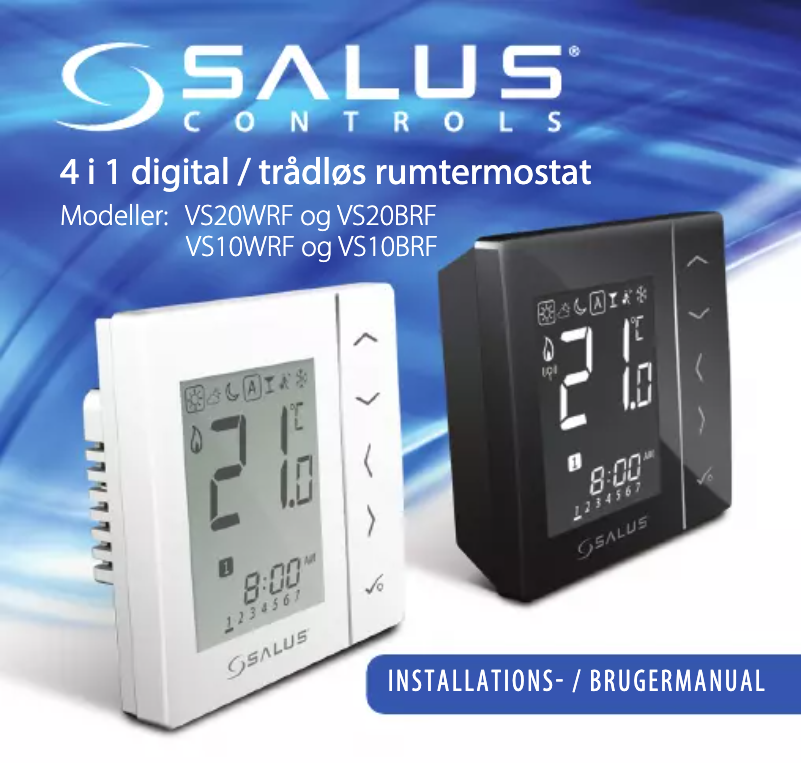 Page 1 de la notice Manuel utilisateur Salus VS20WRF