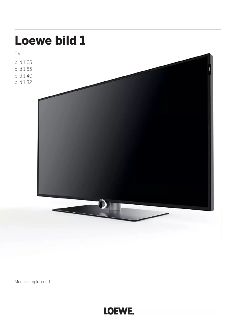 Page n°1 - Manuel utilisateur Loewe Bild 1.55