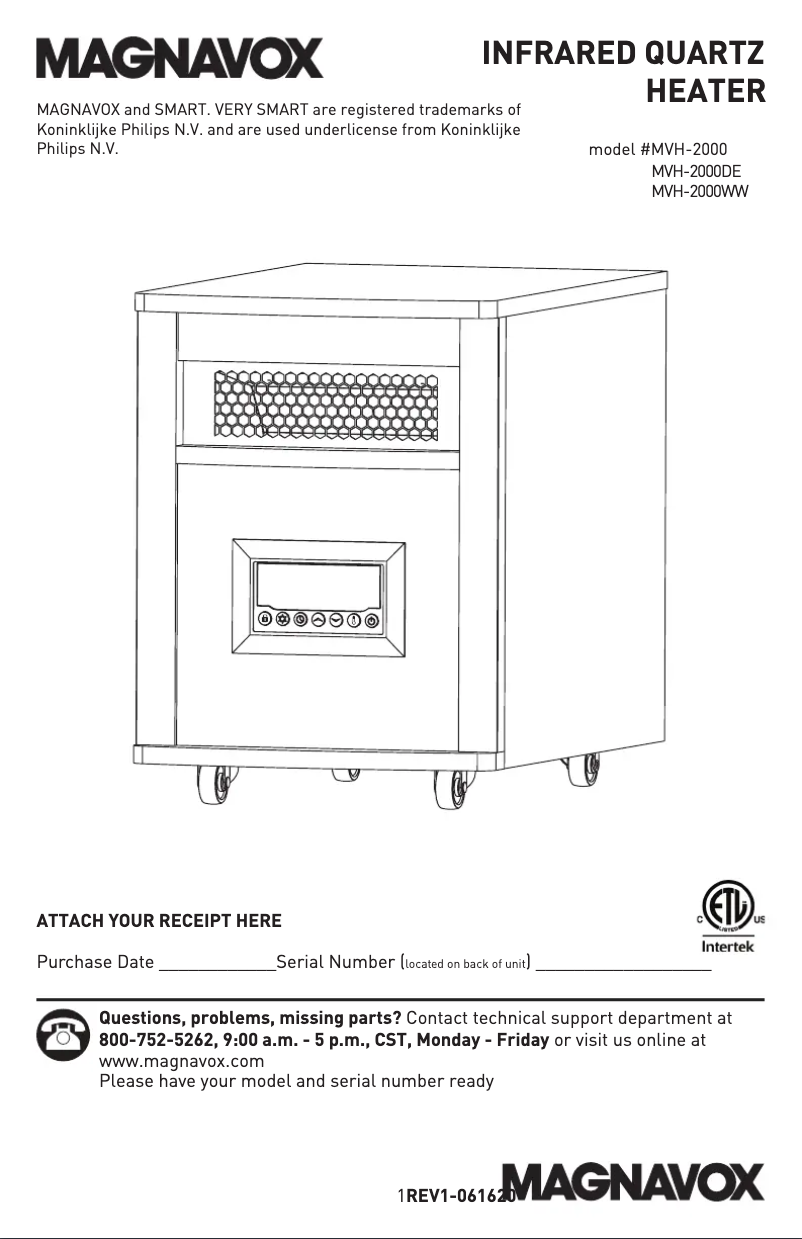 Página 1 del manual Manual de usuario Magnavox MH-2000WW