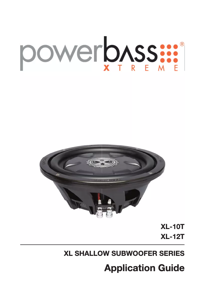 Page 1 de la notice Manuel utilisateur PowerBass XL-10T