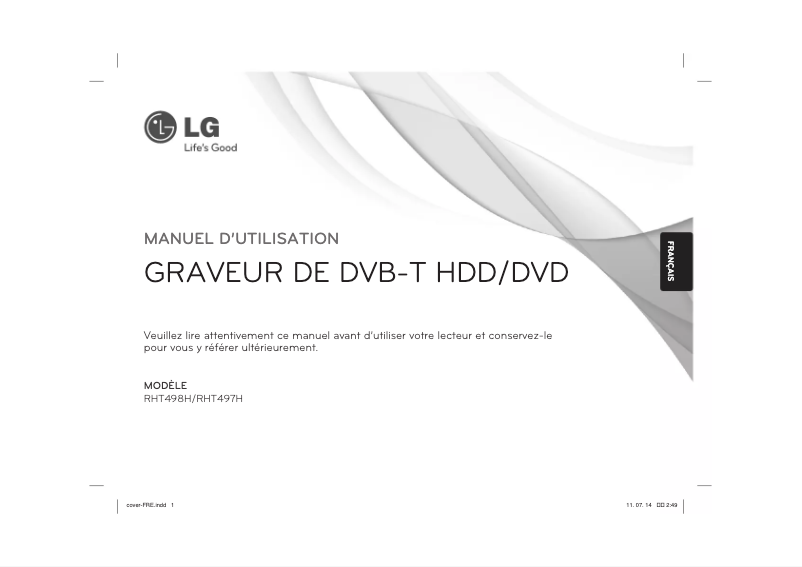 Página 1 del manual Manual de usuario LG RHT497H