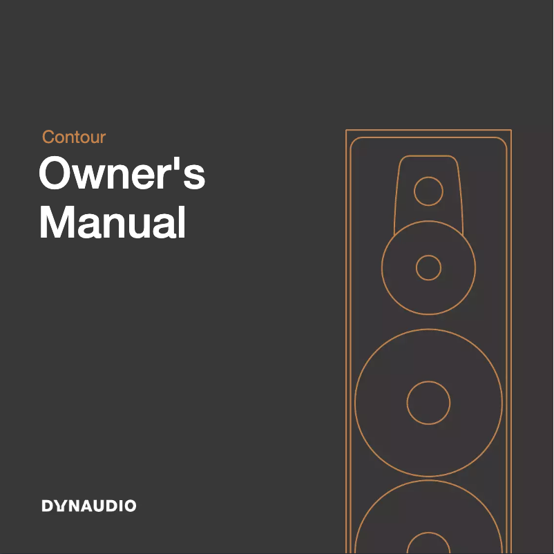 Página 1 del manual Manual de usuario Dynaudio Contour 60