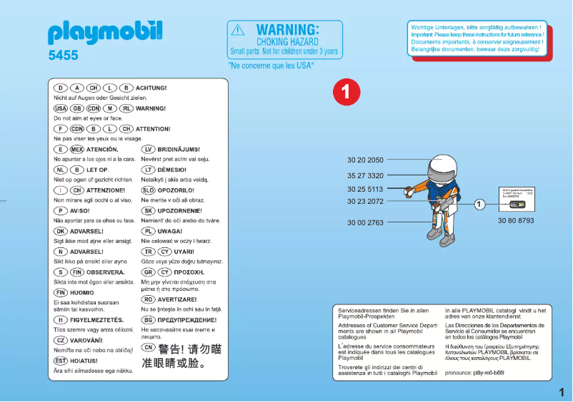 Image de la première page du manuel de l'appareil 5455