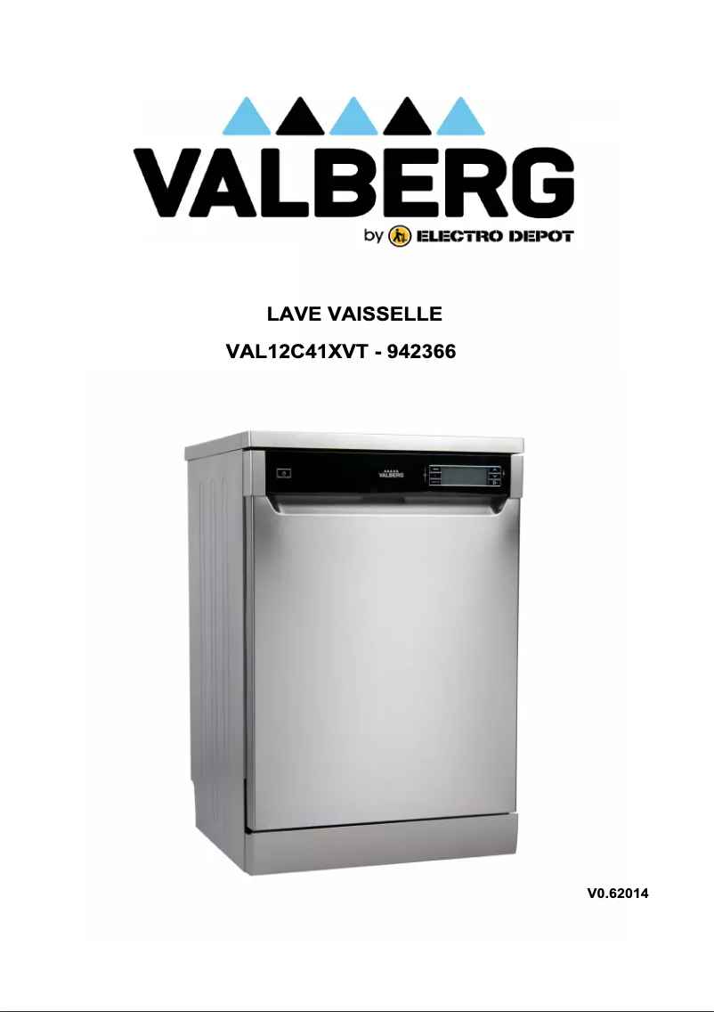 Page 1 de la notice Manuel utilisateur Valberg VAL 12C41 XVT