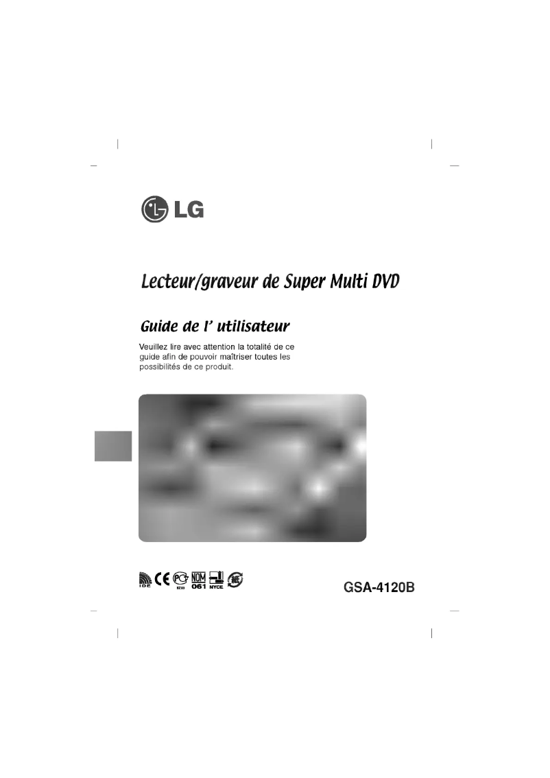 Image de la première page du manuel de l'appareil GSA-4120B