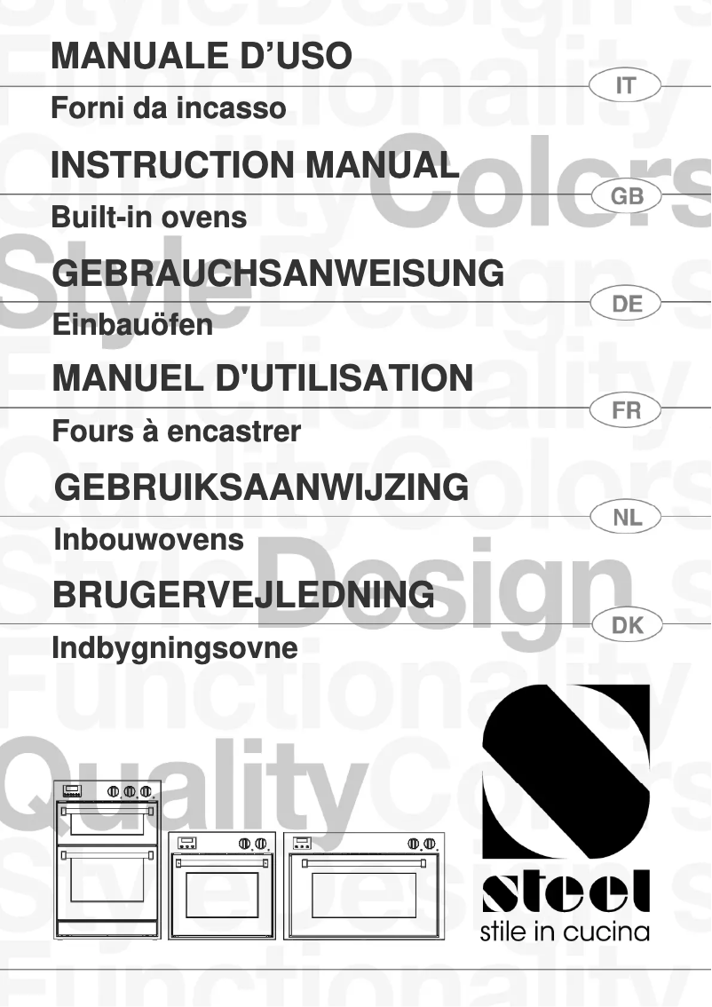Image de la première page du manuel de l'appareil Ascot oven
