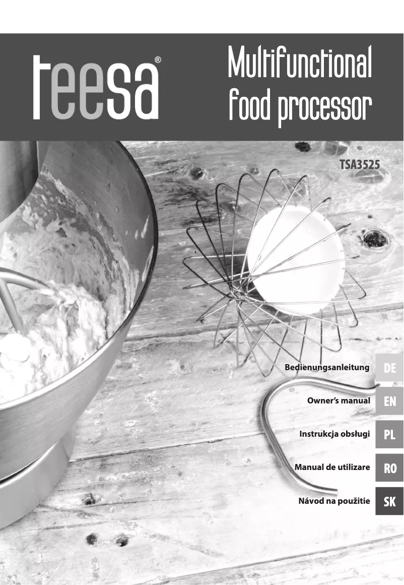 Page 1 de la notice Manuel utilisateur Teesa TSA3525
